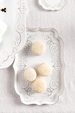 Load image into Gallery viewer, Pip Studio Royal Gold White Porcelain Tray 51018154
