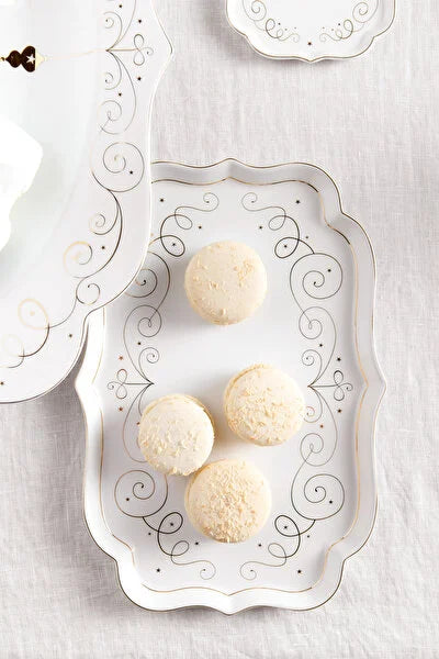 Pip Studio Royal Gold White Porcelain Tray 51018154