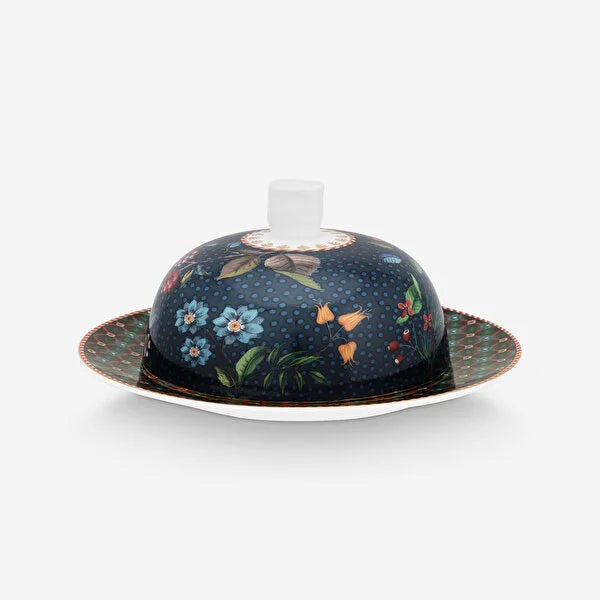 Pip Studio Berry Blues Mavi Porselen Tereyağlık 51018165 #TİCSBRANDS#