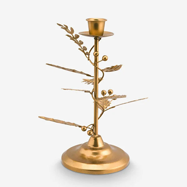 Pip Studio Berry Blues Gold Brass Candlestick 51092116