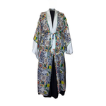 Load image into Gallery viewer, Dolce Pattern Gray Kimono
