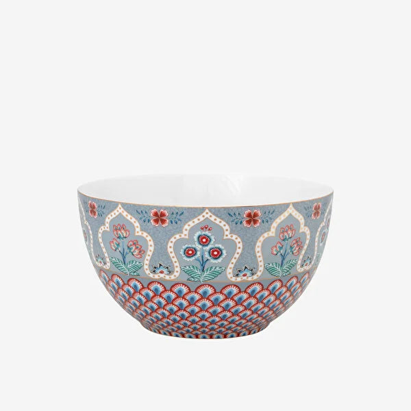 Pip Studio Flower Festival Blue Porcelain Bowl 51003190