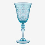 Load image into Gallery viewer, Chiara Alessi Gloria Turquoise Glass Goblet CA2440141TR
