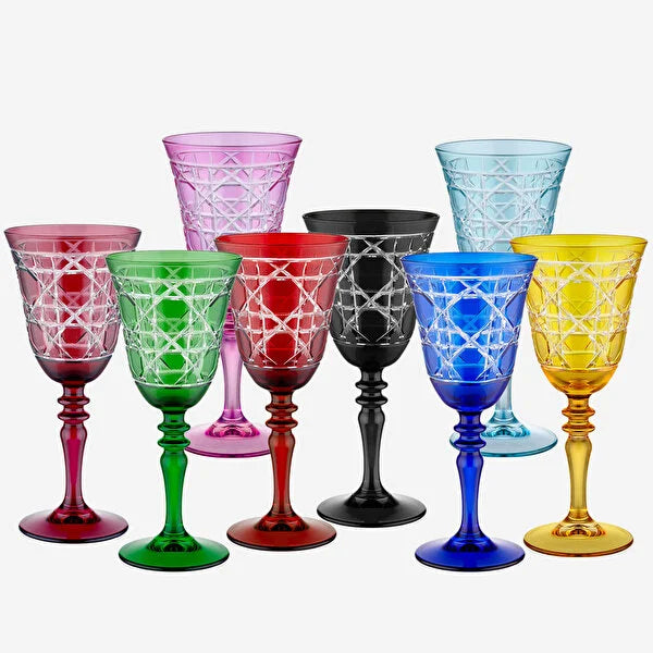 Chiara Alessi Gloria Turquoise Glass Goblet CA2440141TR
