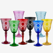 Chiara Alessi Gloria Turquoise Glass Goblet CA2440141TR