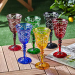 Load image into Gallery viewer, Chiara Alessi Gloria Yellow Glass Goblet CA2440141YL
