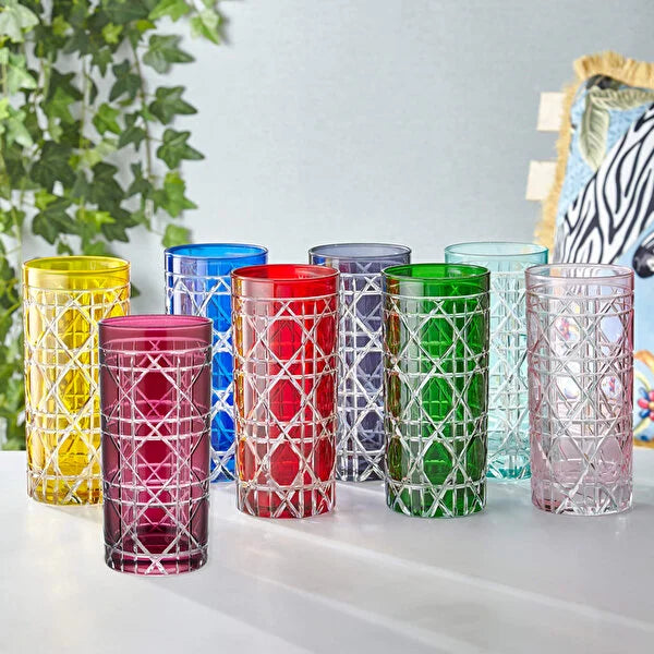 Chiara Alessi Gloria Pink Glass Water Glass CA342263PK