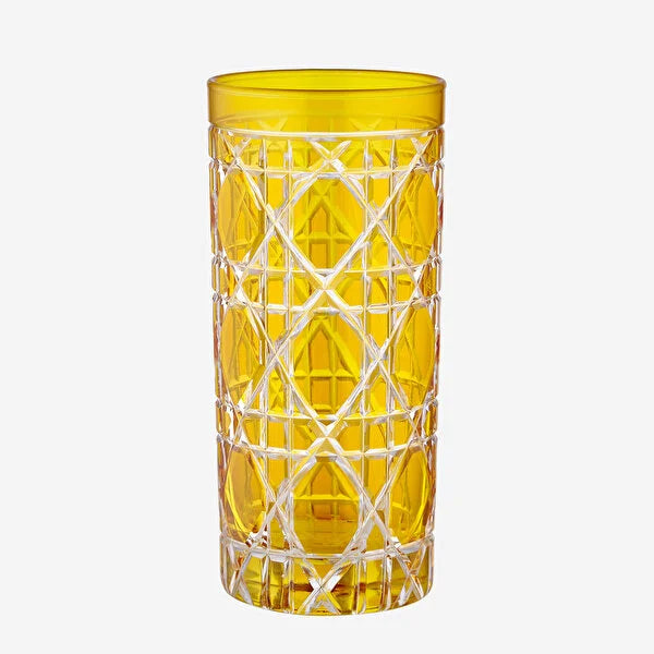 Chiara Alessi Gloria Yellow Glass Water Glass CA342263YL