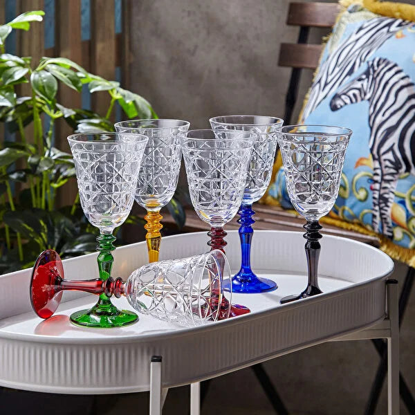 Chiara Alessi Gloria Pembe Cam Kadeh CA7440141PK #TİCSBRANDS#