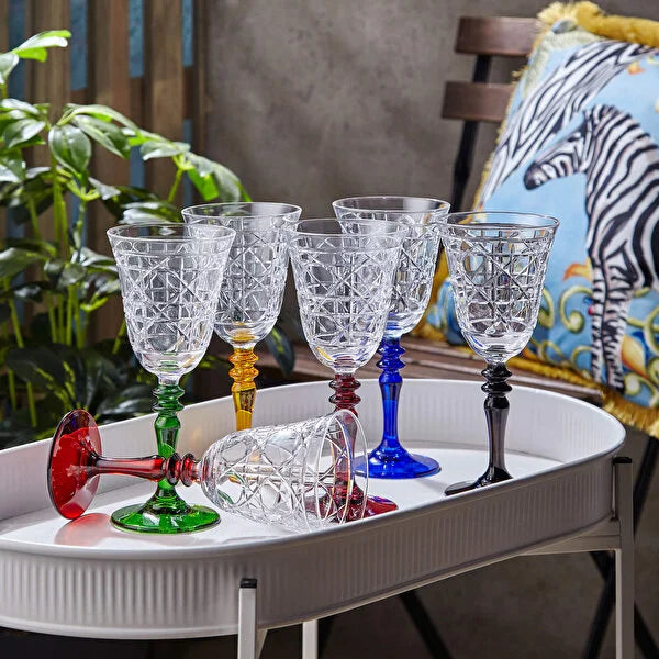 Chiara Alessi Gloria Purple Glass Goblet CA7440141PL