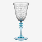 Load image into Gallery viewer, Chiara Alessi Gloria Turquoise Glass Goblet CA7440141TR

