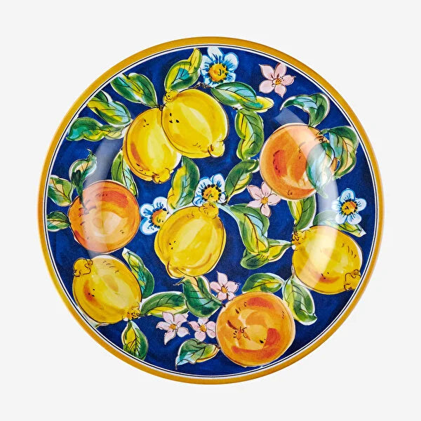 Chiara Alessi Capri Blue Melamine Dinner Plate CAMAA4181BL