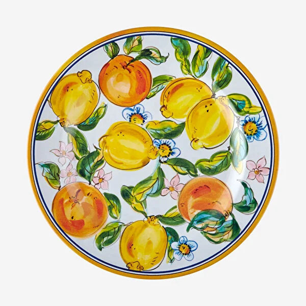 Chiara Alessi Capri White Melamine Dinner Plate CAMAA4181OY