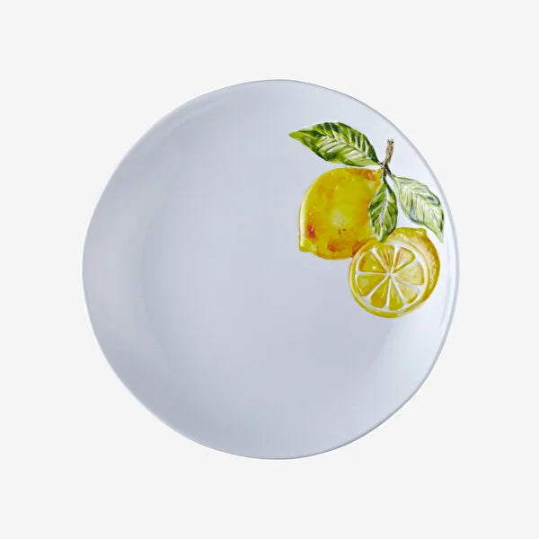 Chiara Alessi Capri White Melamine Dinner Plate CAMAK4281LM