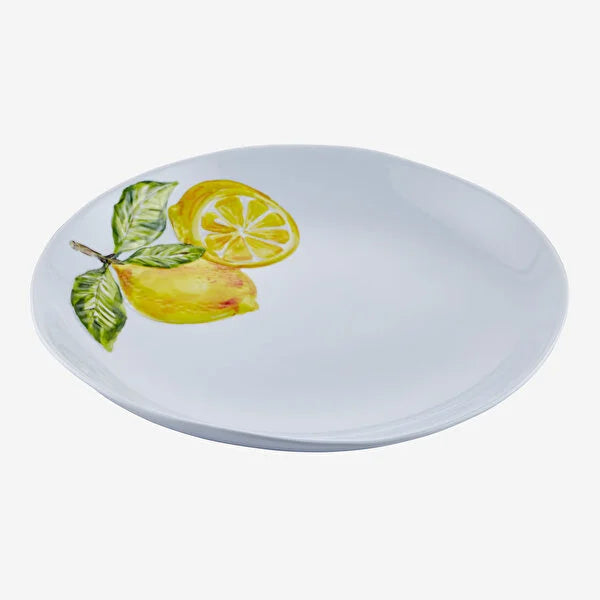 Chiara Alessi Capri White Melamine Dinner Plate CAMAK4281LM