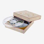 Load image into Gallery viewer, Chiara Alessi Capri Blue Melamine 5-Compartment Serving Tray CAMAR0037YW
