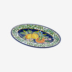 Load image into Gallery viewer, Chiara Alessi Capri Blue Melamine Serving Plate CAMBB0212BW
