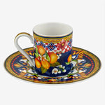 Load image into Gallery viewer, Chiara Alessi Capri Mavi Porselen Kahve Fincan Seti CAPFL2ECBL2 #TİCSBRANDS#
