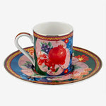 Load image into Gallery viewer, Chiara Alessi Capri Blue Green Porcelain Coffee Cup Set CAPVB2ECBG2
