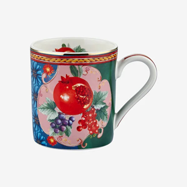 Chiara Alessi Capri Blue Green Porcelain Coffee Cup Set CAPVB2ECBG2