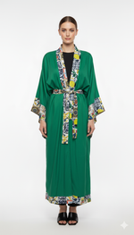 Load image into Gallery viewer, Green Kimono
