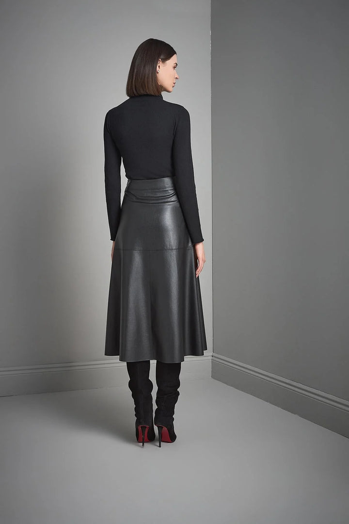 Siyah Deri etek