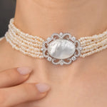 Load image into Gallery viewer, 12 Barok İnci Choker Kolye mzkcb0-gy.myshopify.com Barok İnci Choker Kolye #TİCSBRANDS#
