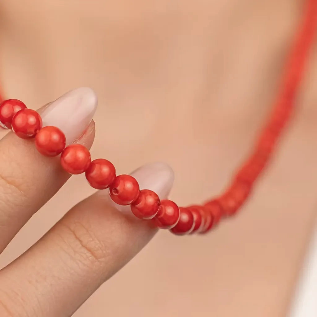 6-1 Mercan Doğal Taş Kolye mzkcb0-gy.myshopify.com Mercan Doğal Taş Kolye #TİCSBRANDS#