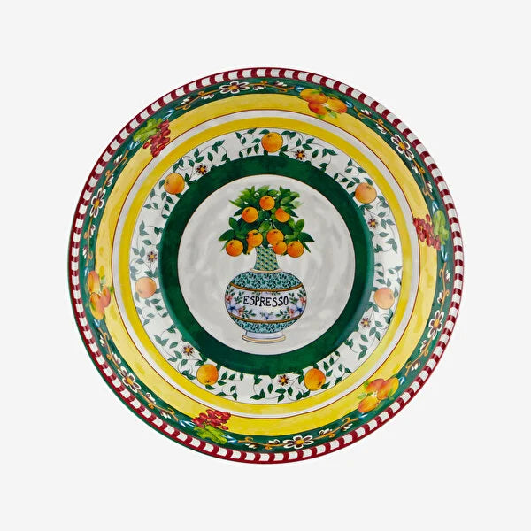 Chiara Alessi Carpe Diem Green Melamine Bowl CAMCD2082RD2