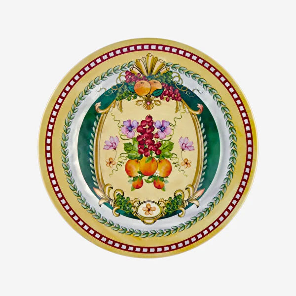 Chiara Alessi Carpe Diem Sarı Melamin Kahvaltı Tabağı CAMCD1079GR2 #TİCSBRANDS#