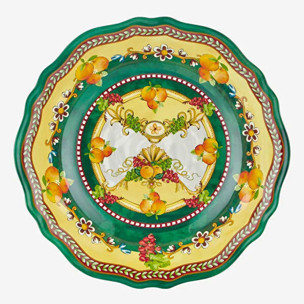 Chiara Alessi Carpe Diem Green Melamine Serving Bowl CAMCD2084GR1