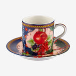 Load image into Gallery viewer, Chiara Alessi Capri Blue Green Porcelain Coffee Cup Set CAPTNVB1ECBG2
