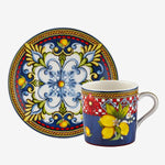 Load image into Gallery viewer, Chiara Alessi Capri Blue Porcelain Coffee Cup Set CAPTNFL1ECBL2
