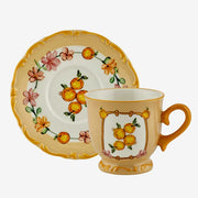 Chiara Alessi Il Sogno Orange Stoneware Coffee Cup Set CASIS4627OR2