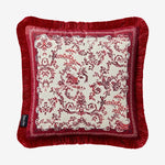 Load image into Gallery viewer, Chiara Alessi Carpe Diem Red Velvet Decorative Pillow CATFG4343RD
