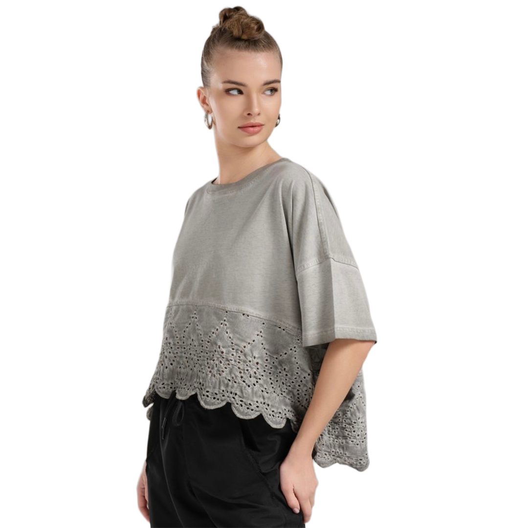 Embroidered Detail Blouse