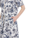 Load image into Gallery viewer, KİWE Triko Yaka Mavi Etekli Takım mzkcb0-gy.myshopify.com KİWE Triko Yaka Mavi Etekli Takım #TİCSBRANDS#
