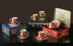 Load image into Gallery viewer, Chiara Alessi Capri Red Porcelain Coffee Cup Set CAPTNDV1ECRB2
