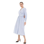 Load image into Gallery viewer, KİWE İnci Kemer Detay Elbise mzkcb0-gy.myshopify.com KİWE İnci Kemer Detay Elbise #TİCSBRANDS#
