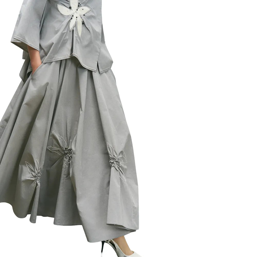 BİZE Yıldız Nakışlı Tafta Etek mzkcb0-gy.myshopify.com BİZE Yıldız Nakışlı Tafta Etek #TİCSBRANDS#