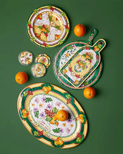 Chiara Alessi Carpe Diem Yellow Melamine Serving Plate CAMCD4083GR1