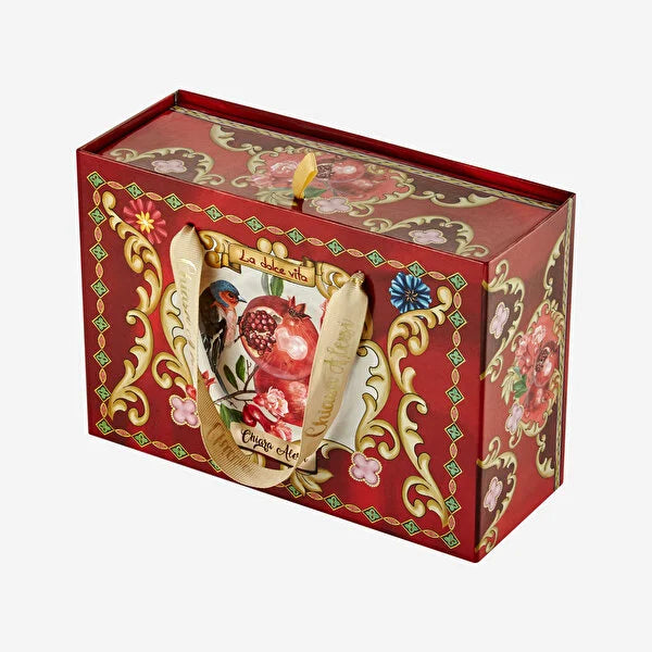 Chiara Alessi Capri Red Porcelain Coffee Cup Set CAPDV1ECRB2