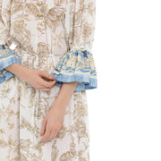 KİWE Dik Yakalı Desenli Midi Bej Elbise mzkcb0-gy.myshopify.com KİWE Dik Yakalı Desenli Midi Bej Elbise #TİCSBRANDS#