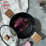 Load image into Gallery viewer, Neoflam Bien Black Induction 20 cm Casserole with Acacia Wood Handle
