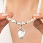 Load image into Gallery viewer, 36 Barok İnci Kolye mzkcb0-gy.myshopify.com Barok İnci Kolye #TİCSBRANDS#
