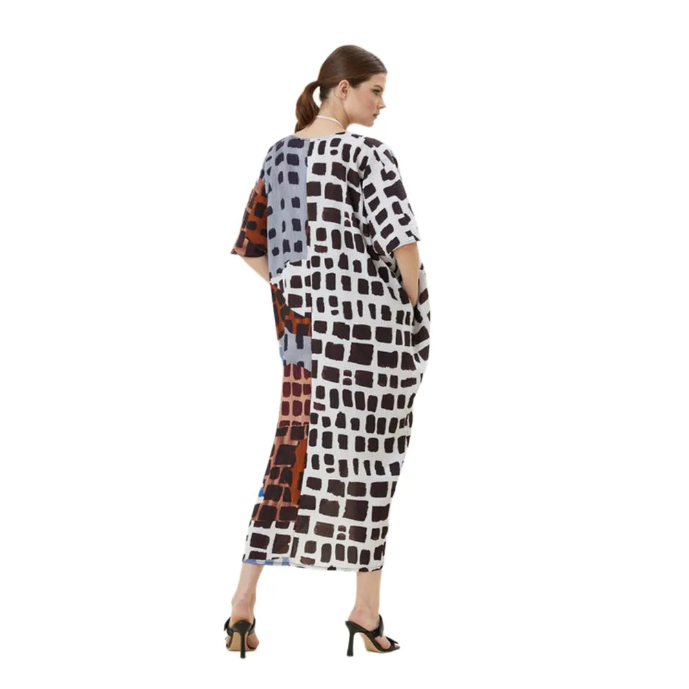 V-Yaka Desenli Elbise mzkcb0-gy.myshopify.com V-Yaka Desenli Elbise #TİCSBRANDS#